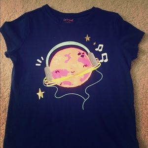 This a large kids cat and jack shirt.